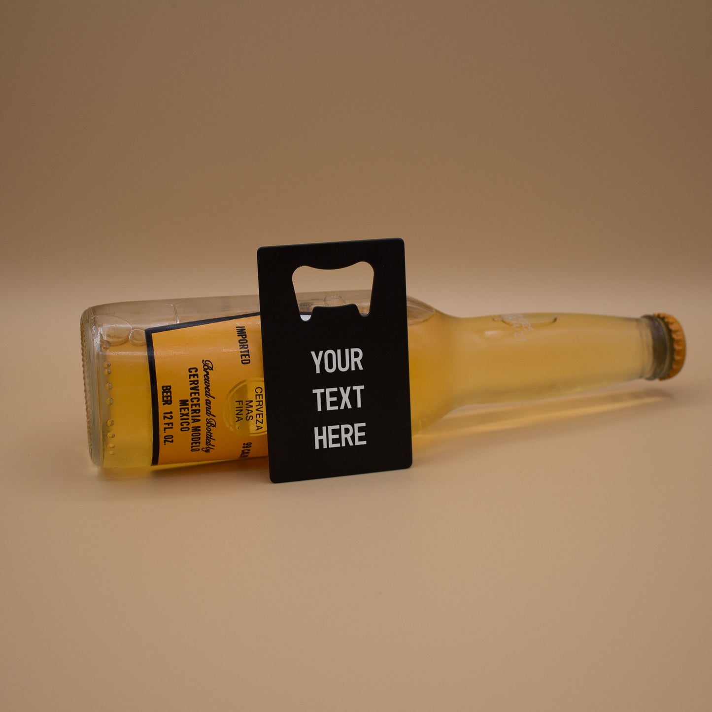 Custom Beer Opener Black Credit Card Bottle Opener