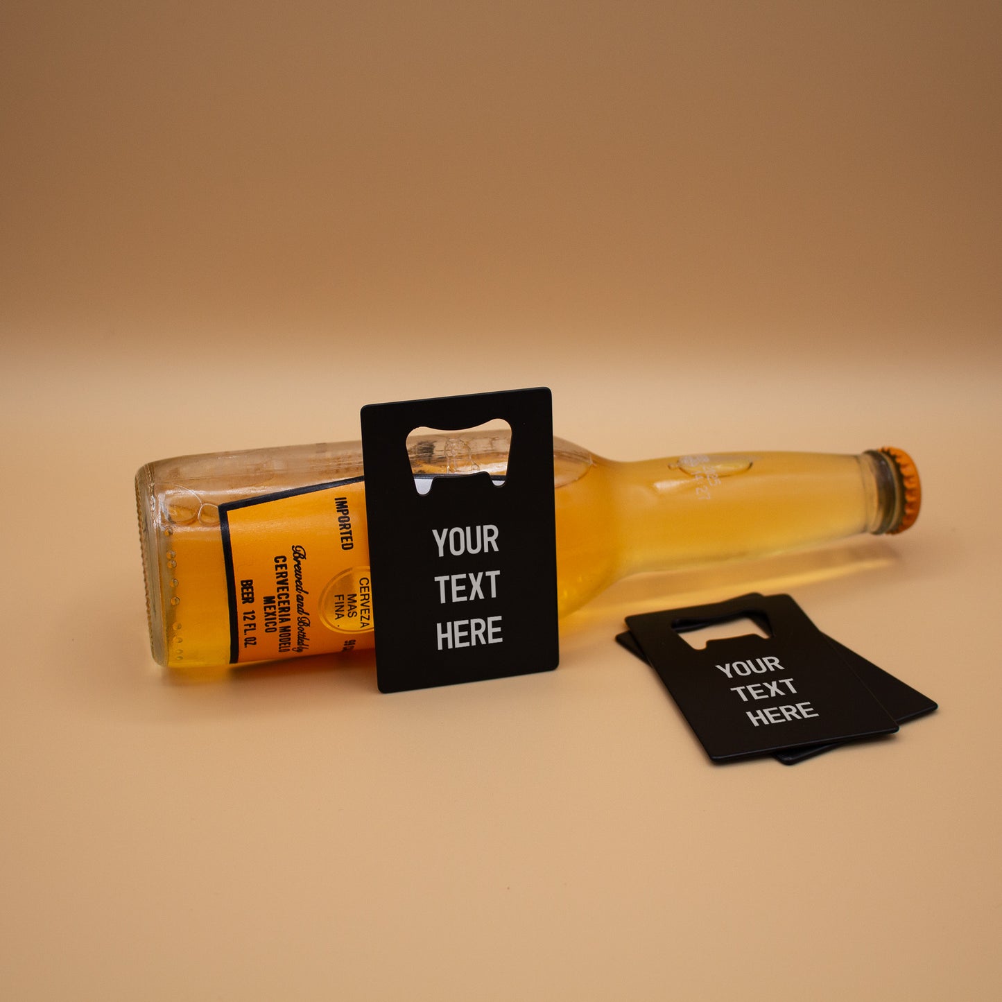 Custom Beer Opener Black Credit Card Bottle Opener