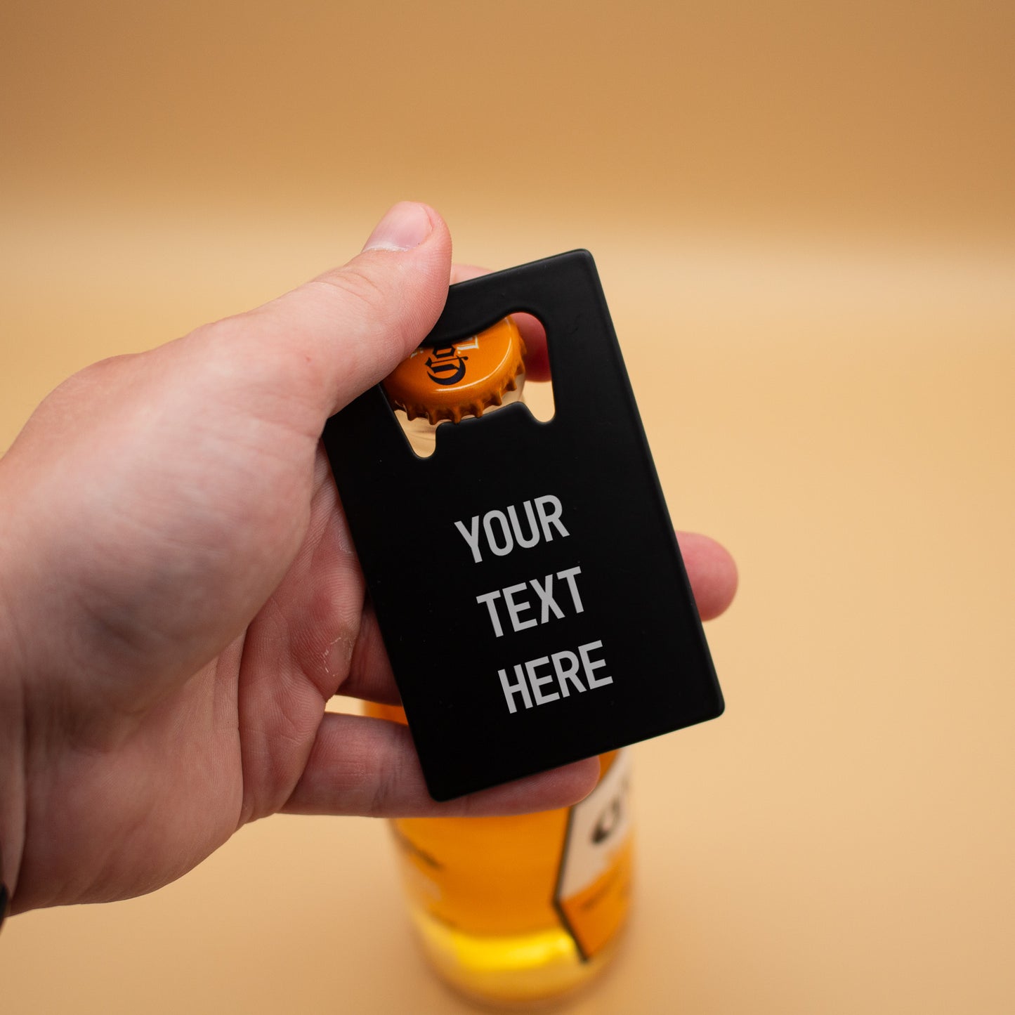 Custom Beer Opener Black Credit Card Bottle Opener