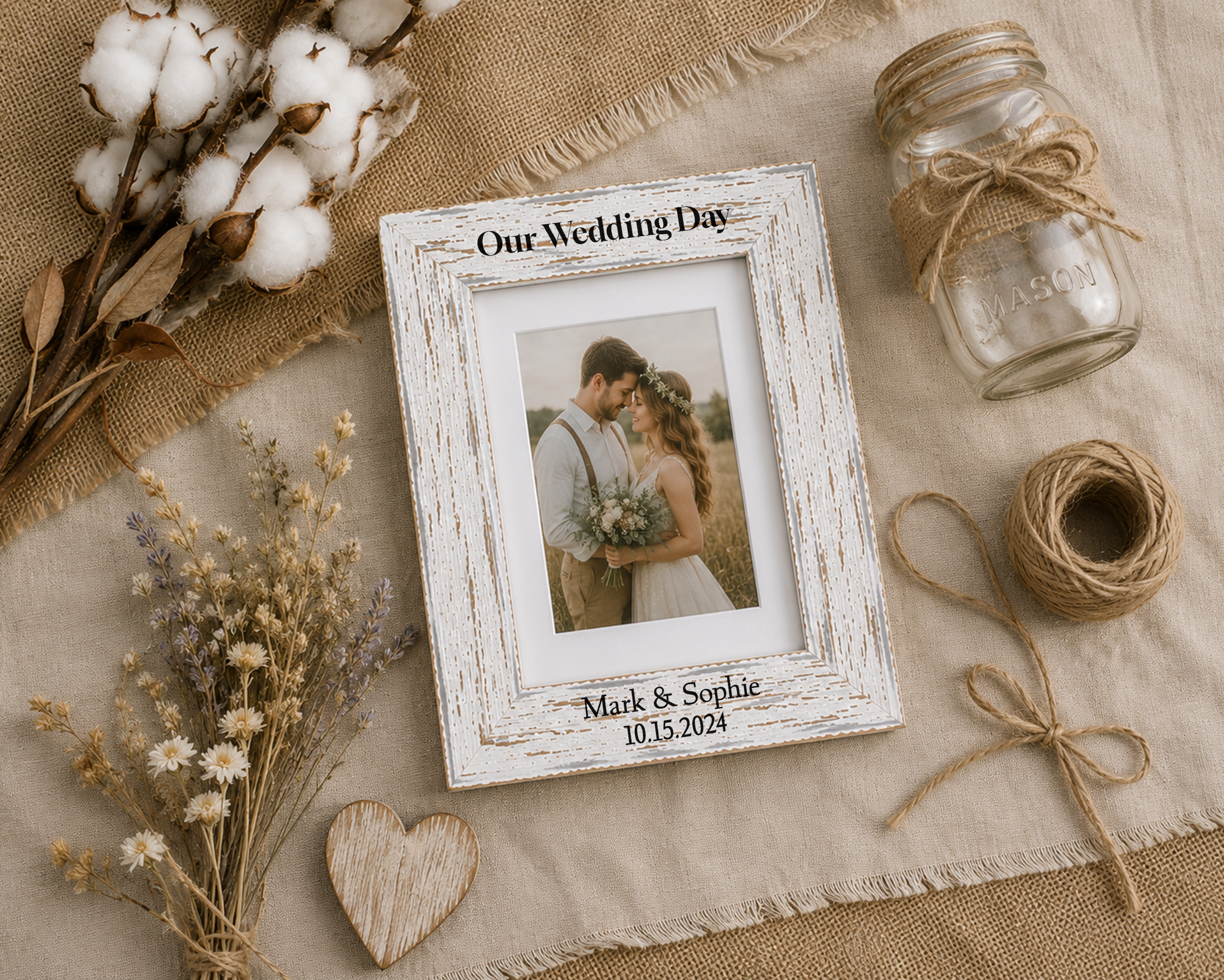 Custom Engraved Photo Frame (4x6, 5x7, 8x10)