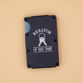 Realtor I'd Sell That Custom Metal Wallet for Realtors. RFID Blocking Wallet with Money Clip