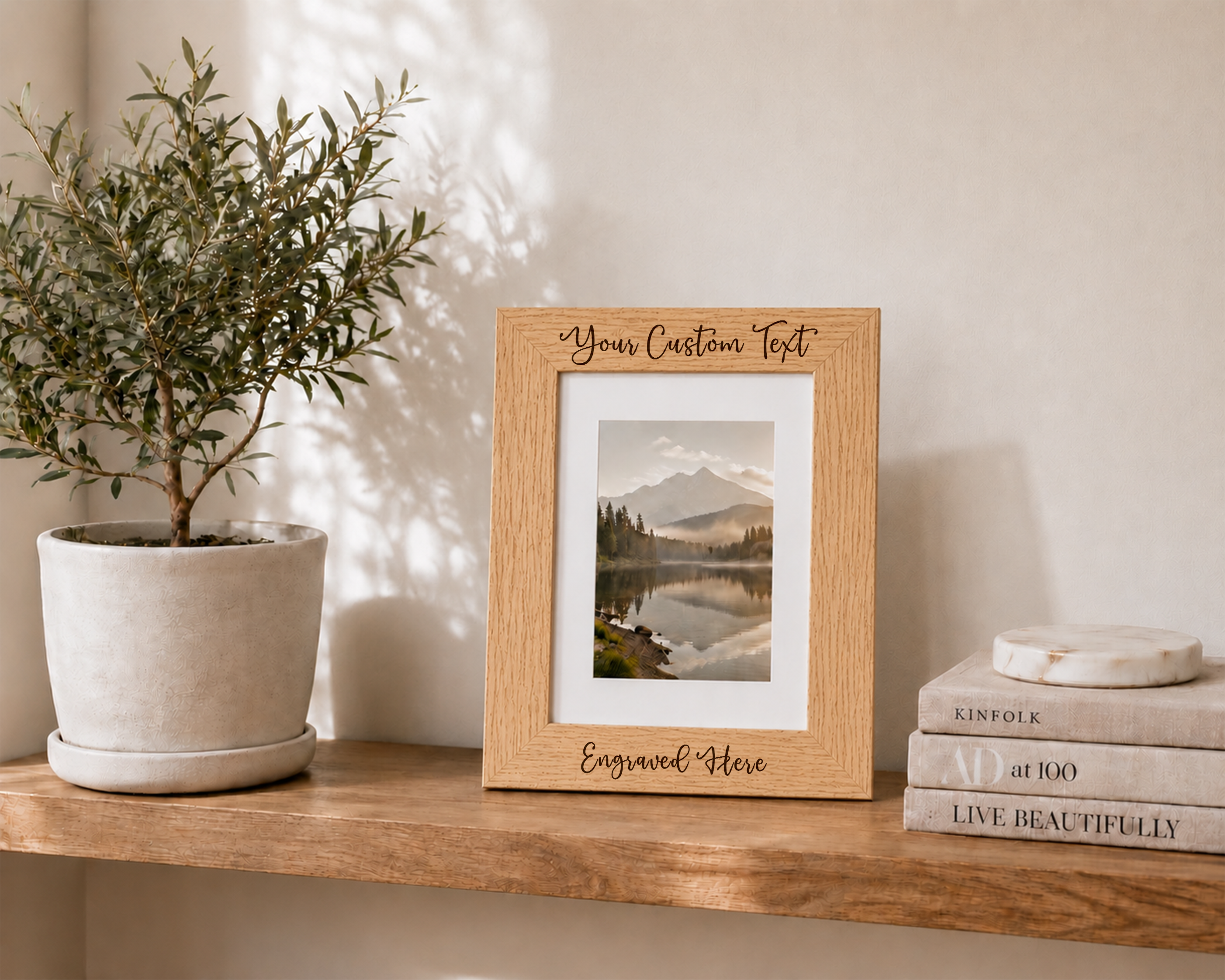Custom Engraved Photo Frame (4x6, 5x7, 8x10)