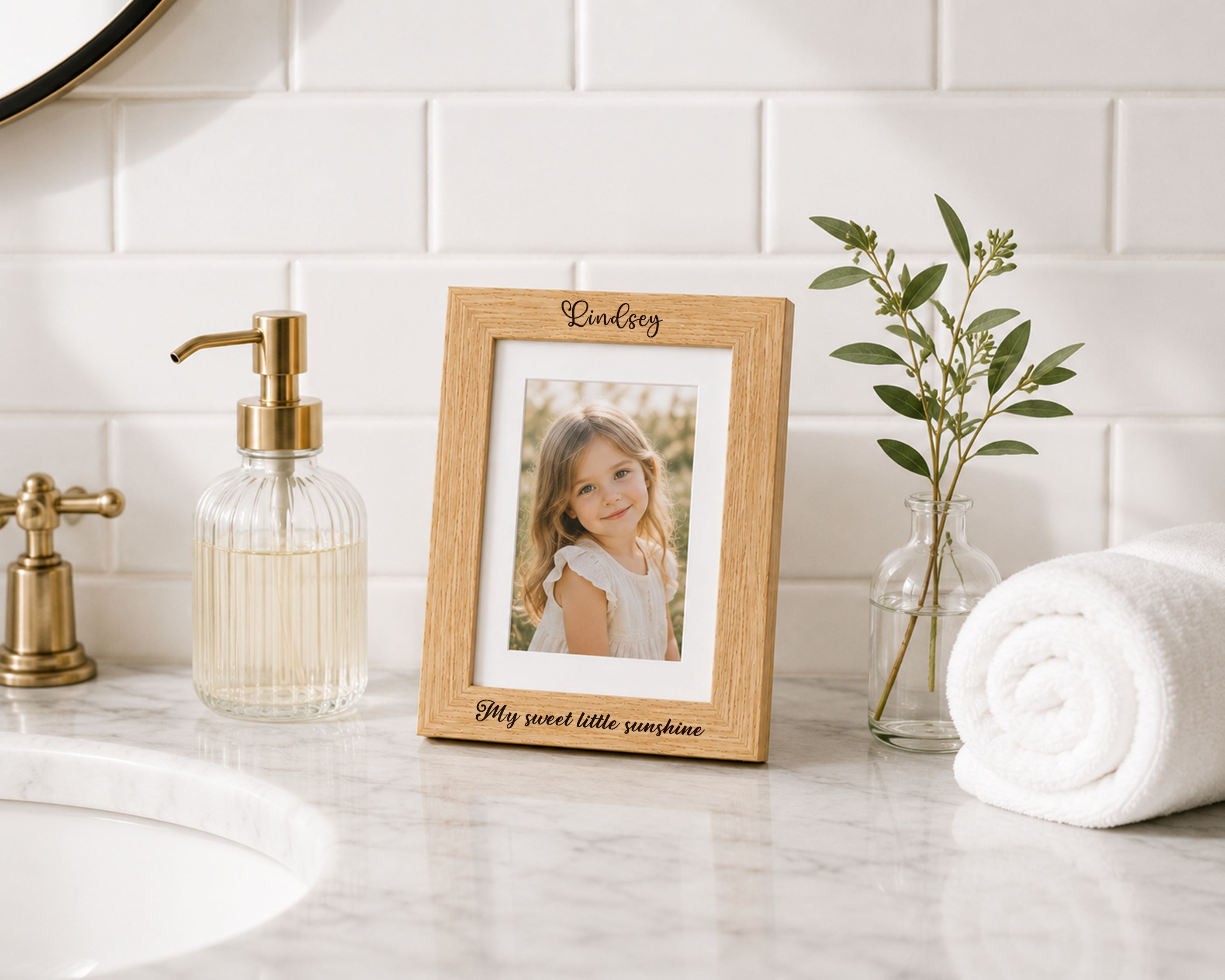 Custom Engraved Photo Frame (4x6, 5x7, 8x10)
