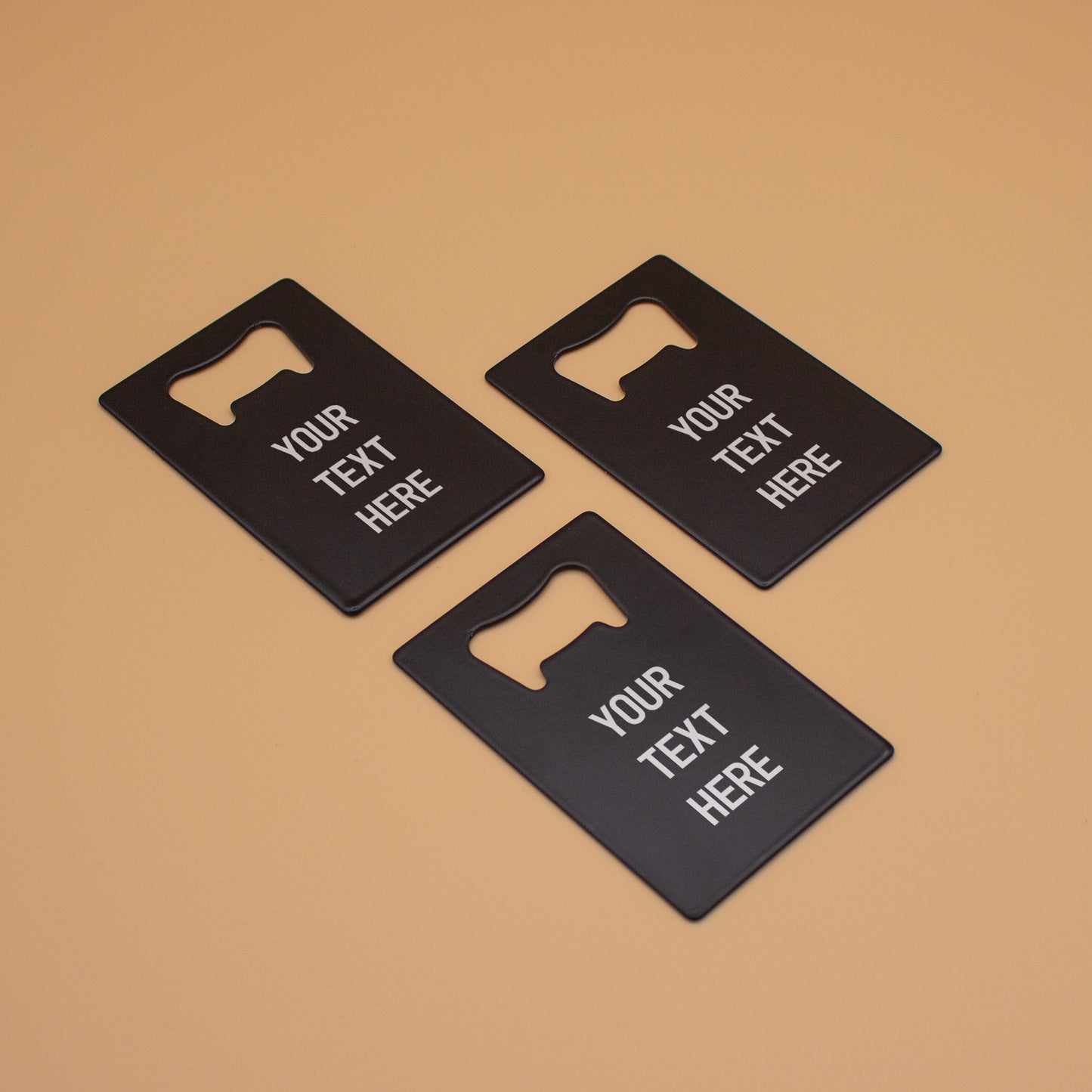 Custom Beer Opener Black Credit Card Bottle Opener