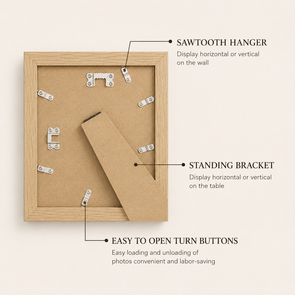 Custom Engraved Photo Frame (4x6, 5x7, 8x10)