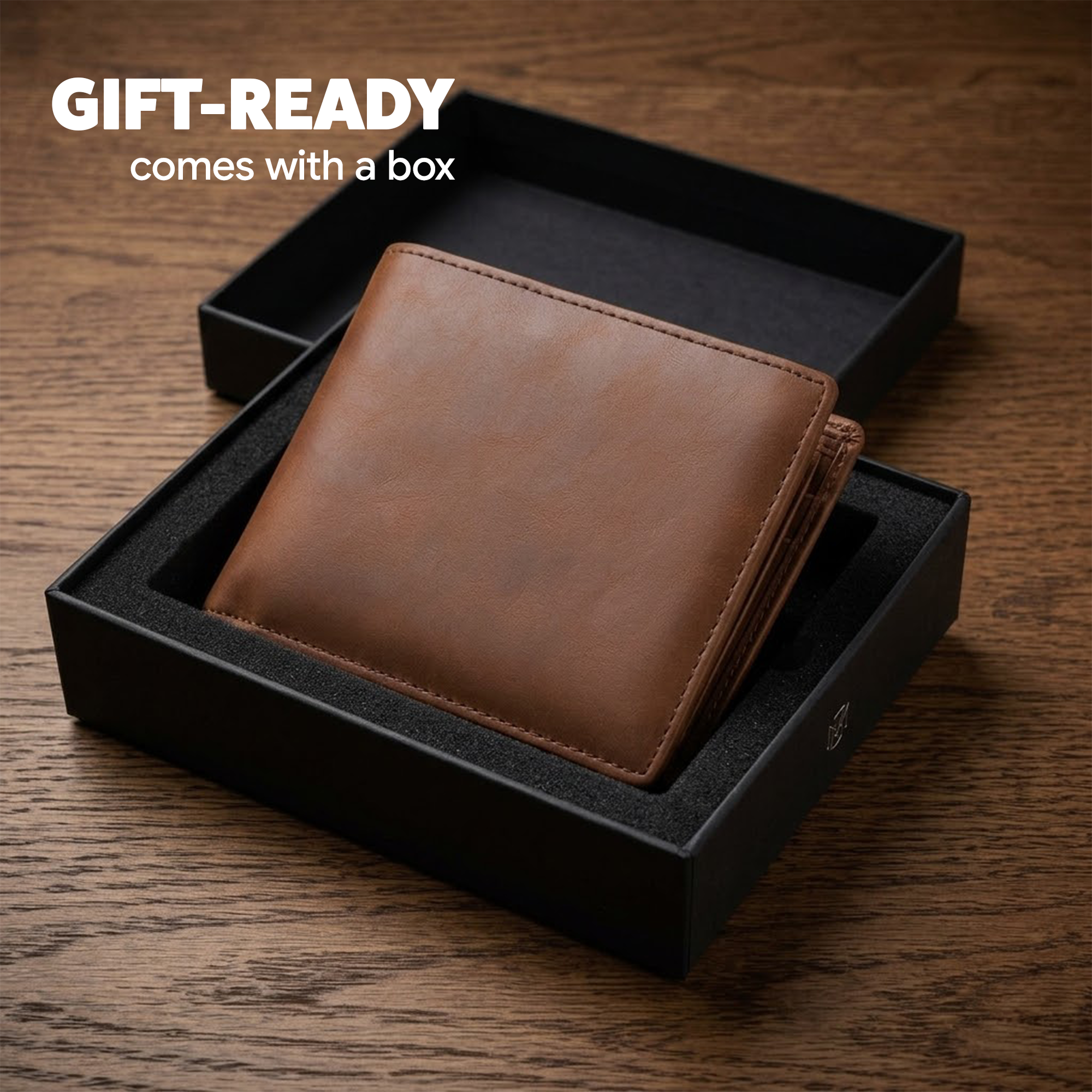 To My Son Wallet | Engraved Leather Bifold Wallet Gift for Son from Dad or Mom | RFID Blocking | Graduation, Birthday & Christmas Gift