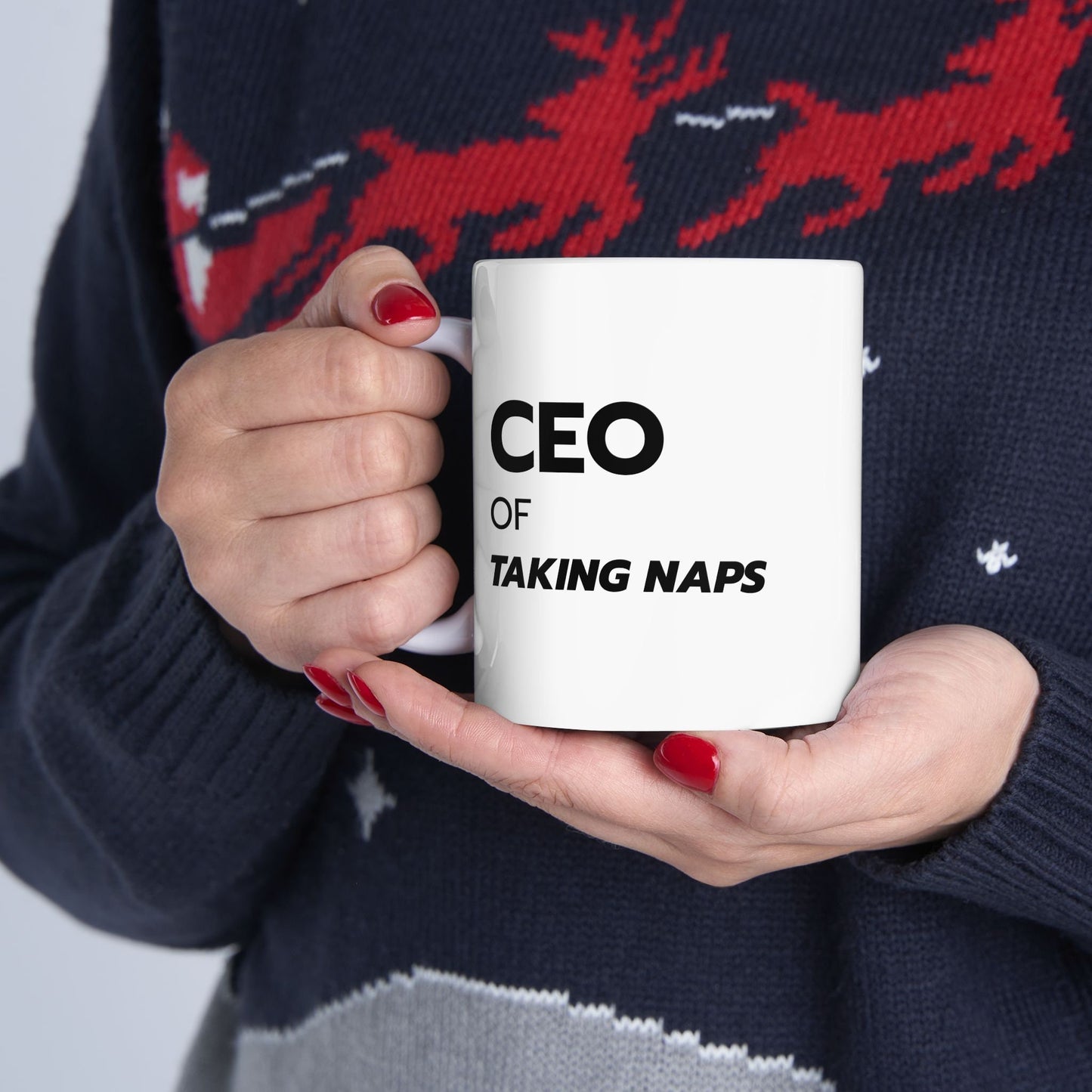 CEO of Taking Naps Mug Funny Gift for Him Her Perfect Gift for Friend Hilarious Coffee Cup for Nap Lovers Unique Sleepyhead Present 11oz