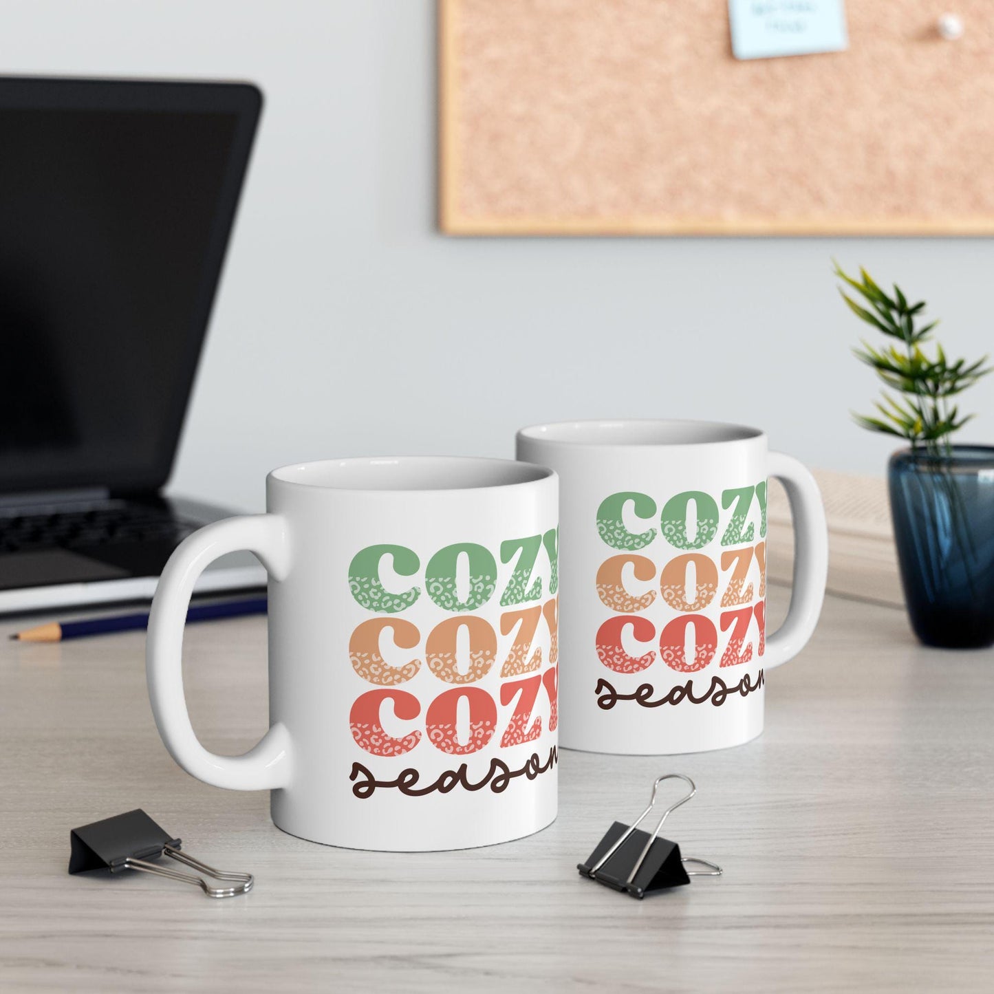 Cozy Season Mug. Christmas Mug Gift. Holiday Mug for Her or Him. Funny Coffee Mug. Seasonal Gift. Winter Mug for Friends or Family