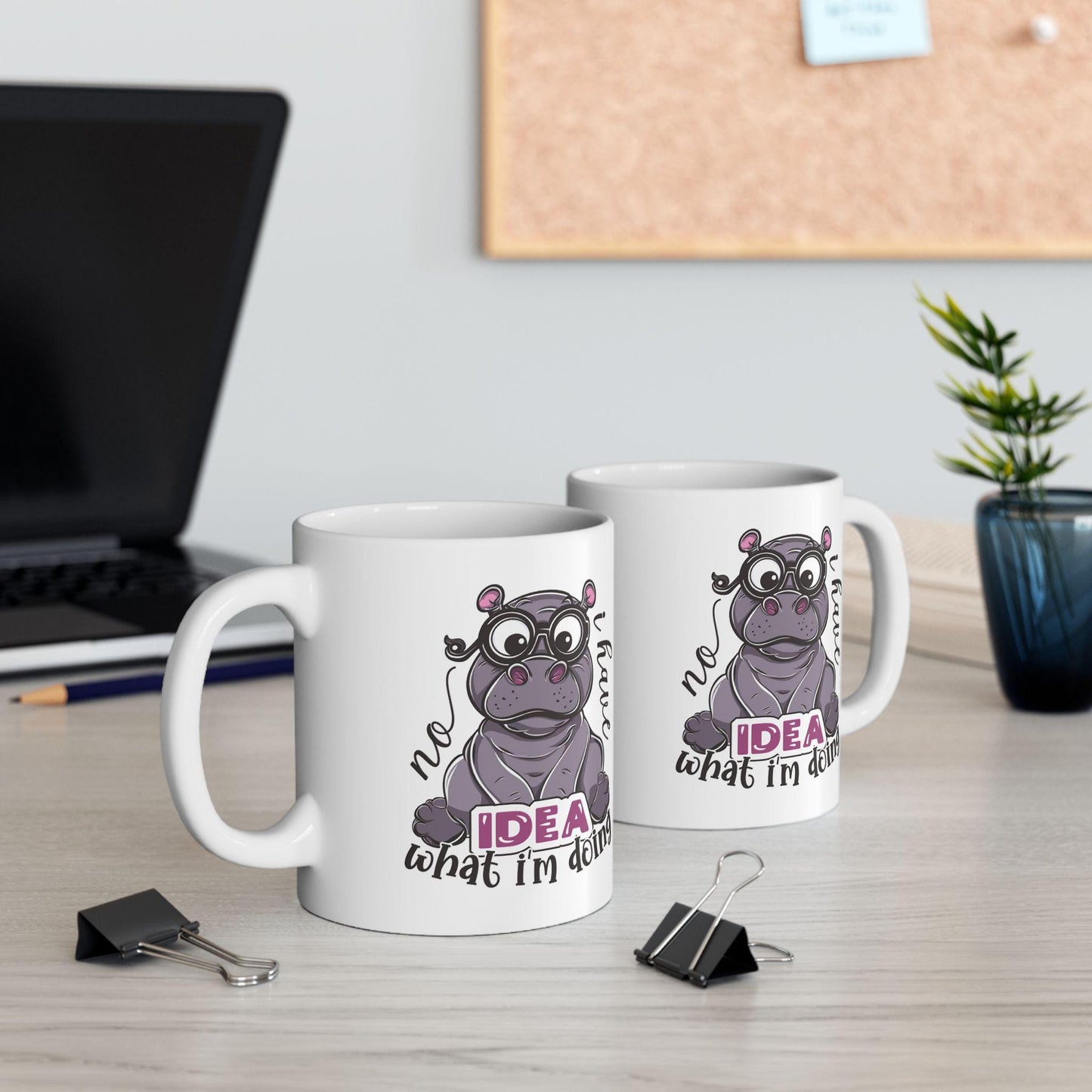 I Have No Idea What I'm Doing Ceramic Mug, Funny Quote Tea Cup, Coffee Lover Gift, Office Mug, Coffee Addict Gift, Sarcastic Quote Mug