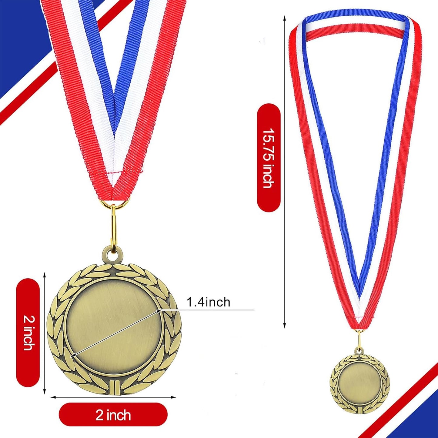 Custom Engraved Medal - Personalized Medals - Medals No Minimum - Custom Text or Logo